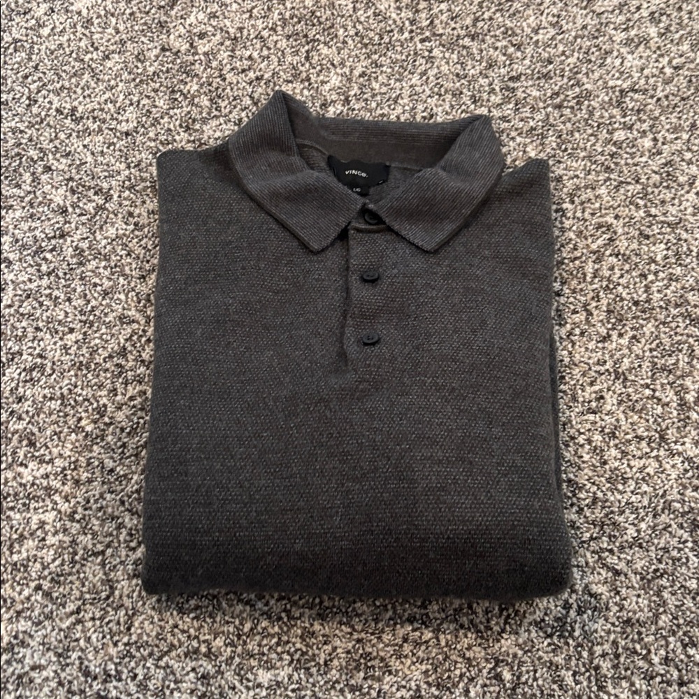 Read description- Vince Men's Dark Gray Sweater